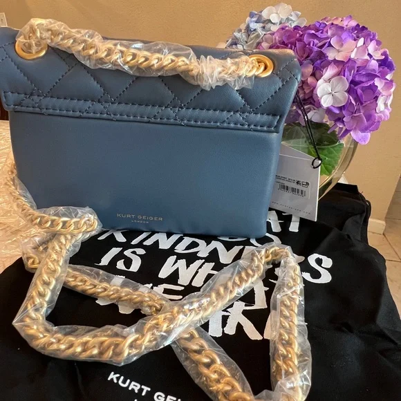 Kurt Geiger London Kensington Mini Leather Crossbody Bag & DB ~ NWT - Picture 5 of 10